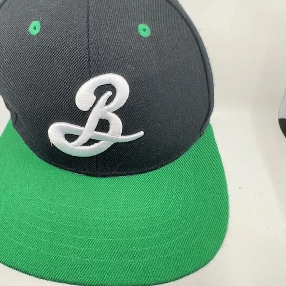 Elidan Other - Elidan Brooklyn Brewery Snapback Cap Adjustable Embroidered Black Green Mens OS